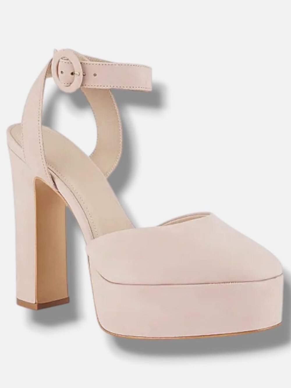 Saks Fifth Avenue Women's Pink Suede Platform Pumps Shoes Size EU:39.5 US:9.5